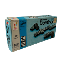 Dragon Halsam Double Nine Dominoes By Milton Bradley Vintage 1970 Missin... - $11.42