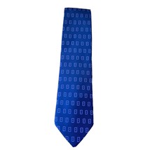 Unbranded men’s PURPLE GEOMETRIC SILK NECKTIE TIE made in italy - $9.90