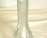 CFG Ribbed Clear Glass Bud Vase USA a - $12.86