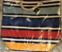 Tote Bag Women Multi-colored Canvas Tote 14 x 18 - $12.00