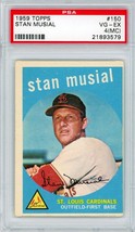 1959 Topps Stan Musial #150 PSA 4 (MC) P1326 - £58.37 GBP