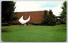 Link Library Concordia University Seward Nebraska NE UNP Chrome Postcard H15 - £8.52 GBP