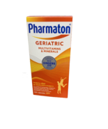30, 100 Caps Geriatric Pharmaton Multi Vitamins Mineral Ginseng G115 and Lecitin - $32.99