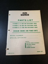 Ford Autolite Parts List Model 4 Cyl. 91 104 Cubic Inch, 6 Cyl. 122 Cubi... - $11.76