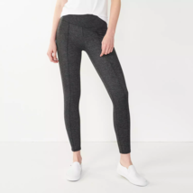 Nine West Women&#39;s Seamed Tummy-Control Ponte Leggings M Long &amp; L Long Gray - £19.74 GBP