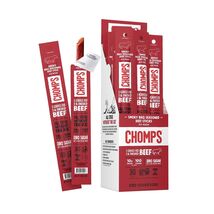 READ Chomps Grass-Fed Finished Smoky BBQ Seasoned Beef Jerky Snack Stick... - $34.64