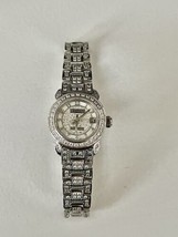 Croton Ladies Bellagio VIII Swiss Automatic Swarovski Crystal Watch Silver Tone - £157.52 GBP