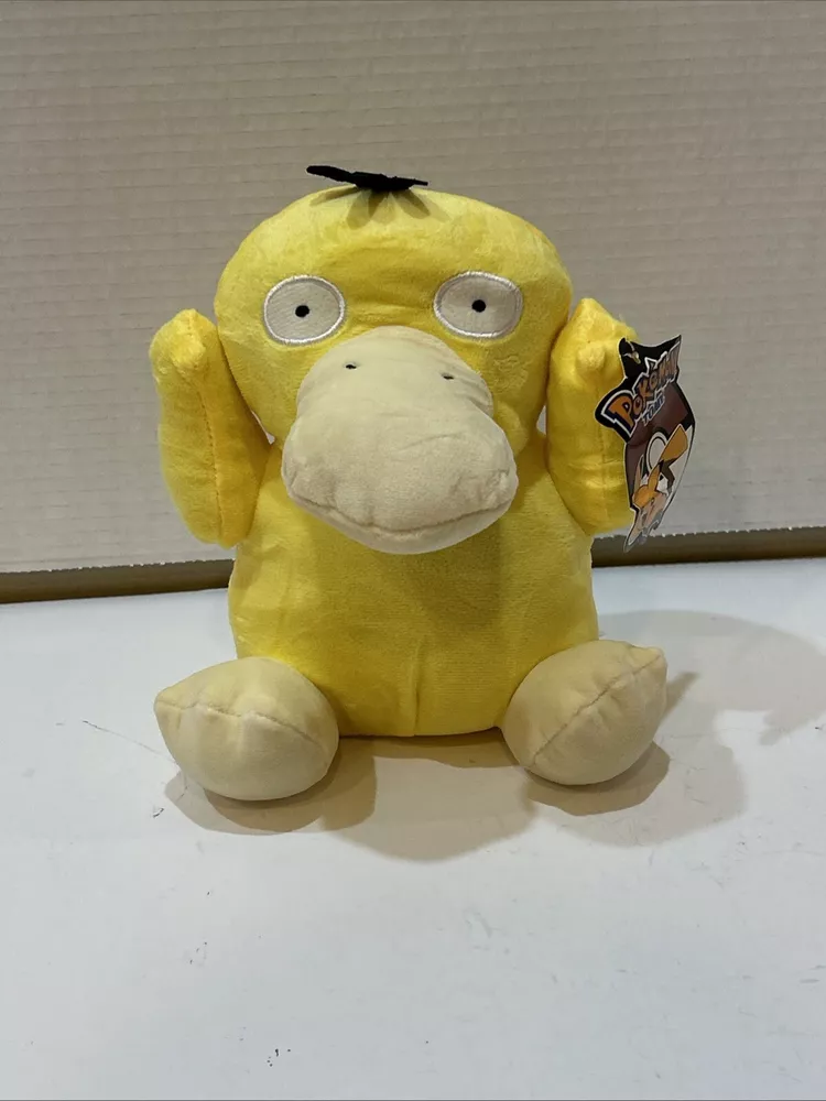 Pokemon Aoger Psyduck Plush, Small 8”, NWT, Unused, Pet/Smoke Free Home - $19.38