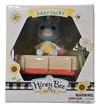 Honey Bee Acres Baby Lucky Unicorn Wagon Fuzzy Figurine Collectible Doll New - £8.69 GBP