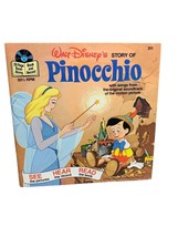 Walt Disneys Story of Pinocchio Read-Along Book &amp; 7 Inch 33 1/3 RPM Record - $11.57