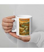 Pittsburgh Pennsylvania White Glossy Mug - $18.00+