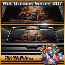 Wet Dreams Biker Series 007 Truck Back Window Graphics - £44.00 GBP+