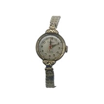 Vtg Ladies Elmont Watch 17 jewel Incabloc Manual Wind 10K R.G.P. Plate B... - $367.86 MXN