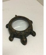 Turtle Magnifying Glass Brass with Patina - $29.95