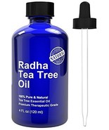 Tea Tree Essential Oil 4 oz 100% Pure &amp; Natural Melaleuca Premium Qualit... - £31.31 GBP