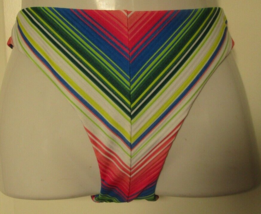 Becca by Rebeca Virtue Bikini Bottom Striped print Size X-Large RecoTex - £12.55 GBP