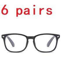 6 Pair Women Ladies Mens Unisex Round Frame Reading Glasses Blue Light Blocking - £11.21 GBP