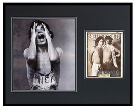 Mick Jagger 16x20 Framed Rolling Stone Cover Display - £63.45 GBP