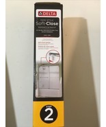DELTA Soft-Close Sliding Bathtub Shower Door Track Kit~ Chrome￼ Finish - £202.21 GBP