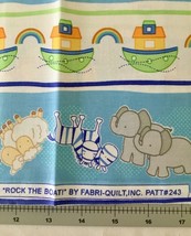 Rock the Boat - Children's Cotton Fabric from Fabri-Quilt - 1/2 yd - £3.69 GBP