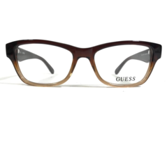 Guess GU2423 BRN Eyeglasses Frames Brown Fade Cat Eye Snakeskin 49-15-135 - £22.27 GBP