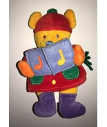 Gymboree Plush Stuffed Winter Mouse Reading Music Book Colorful Hat Jack... - $20.78 CAD