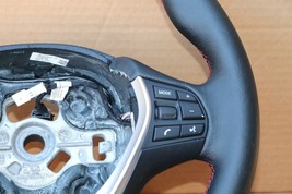 12-18 BMW F30 Sport Steering Wheel w/ Cruise BT Volume W/O Paddles -RED STITCH image 3