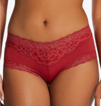 Maidenform Scalloped Lace Hipster Panties Vintage Car Red Size S/5 - Nwt - £7.10 GBP