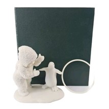 Winter Tales Of The Snowbabies 68357 &quot;I&#39;ll Teach You A Trick&quot; Vintage Figurine - £9.39 GBP