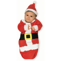 Rubie&#39;s Newborn Santa Claus Bunting, Red, One Size Costume - £52.21 GBP