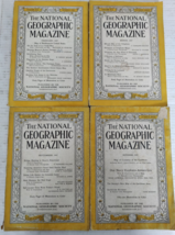 February, March, September &amp; October 1947 National Geographic Magazine Lot Of 4 - £12.59 GBP