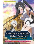 Is It Wrong to Try to Pick Up Girls in a Dungeon? SEASON 1-4 + SPECIAL+MOVIE+OVA - $53.05