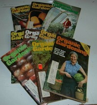 Lot of 9 Vintage 1980 Organic Gardening Magazines Homesteading Garden - £15.66 GBP