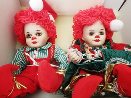 Marie Osmond &quot;JINGLE &amp; BELLE&quot; Porcelain Dolls Tiny Tots w Necklace &amp;Cert... - £38.33 GBP