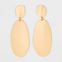 Universal Thread™ Larger Irregular Disc Drop Earrings Gold - €8,52 EUR