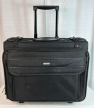 Solo Laptop Rolling / Wheeled Briefcase Overnighter Pilot / Lawyer Case Luggage - £35.23 GBP