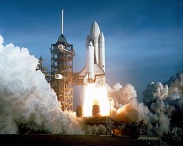 SPACE SHUTTLE COLUMBIA (STS-1) FIRST LAUNCH APRIL 1981  8X10 NASA PHOTO ... - £6.67 GBP