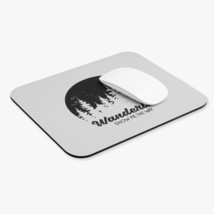 WANDERLUST "Show Me the Way" Tree Forest Adventure Mouse Pad for Adults Black &  - $13.39
