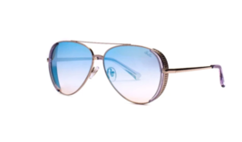 Abella Sherwood Women's Sunglasses Silver With Blue Gradient Lenses - £47.92 GBP
