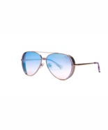 Abella Sherwood Women&#39;s Sunglasses Silver With Blue Gradient Lenses - $1,139.46 MXN