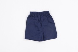 NOS Vintage 70s Sanforized Cotton Athletic Running Jogging Shorts Navy A... - $24.70