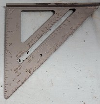 Vintage Pivot Aluminum Alloy Square Tape Measure Ruler - £14.79 GBP