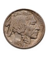 1913 Type 1 5C Buffalo Nickel in BU Condition, Nice Eye Appeal &amp; Luster - $1,591.84 MXN