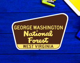 George Washington National Forest Decal Sticker 3.75&quot; x 2.5&quot; West Virginia Vinyl - £4.12 GBP