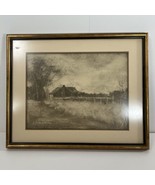 Vintage Lithography Bernyce Bullock Walters Houston Texas Artist 1977 Si... - $50.55 CAD