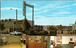 Vtg Postcard Astromotel, Santa Rosa, California, 323 Santa Rosa Ave. Unposted - £4.59 GBP