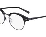 New SHINOLA by Flexon SH-23000 001 Black &amp; Gunmetal Eyeglasses 48/21/145 - $67.28