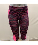 Athletic Works Women&#39;s L Black Pink Purple Workout Leggings Size Large P... - $7.92