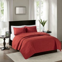 Madison Park Mansfield 3-Pc King/Cal King Coverlet Set, Red - £43.46 GBP