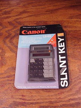 Canon Slant Key Solar LCD Black Calculator Model LS-52, unopened, new ol... - $11.95